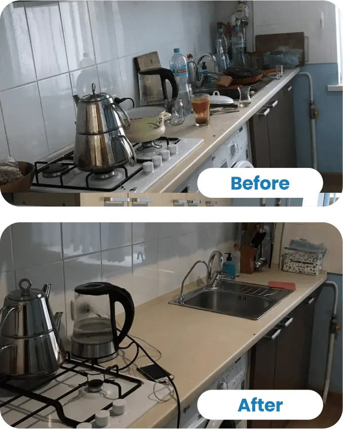 Resultado de limpeza 2 antes e depois